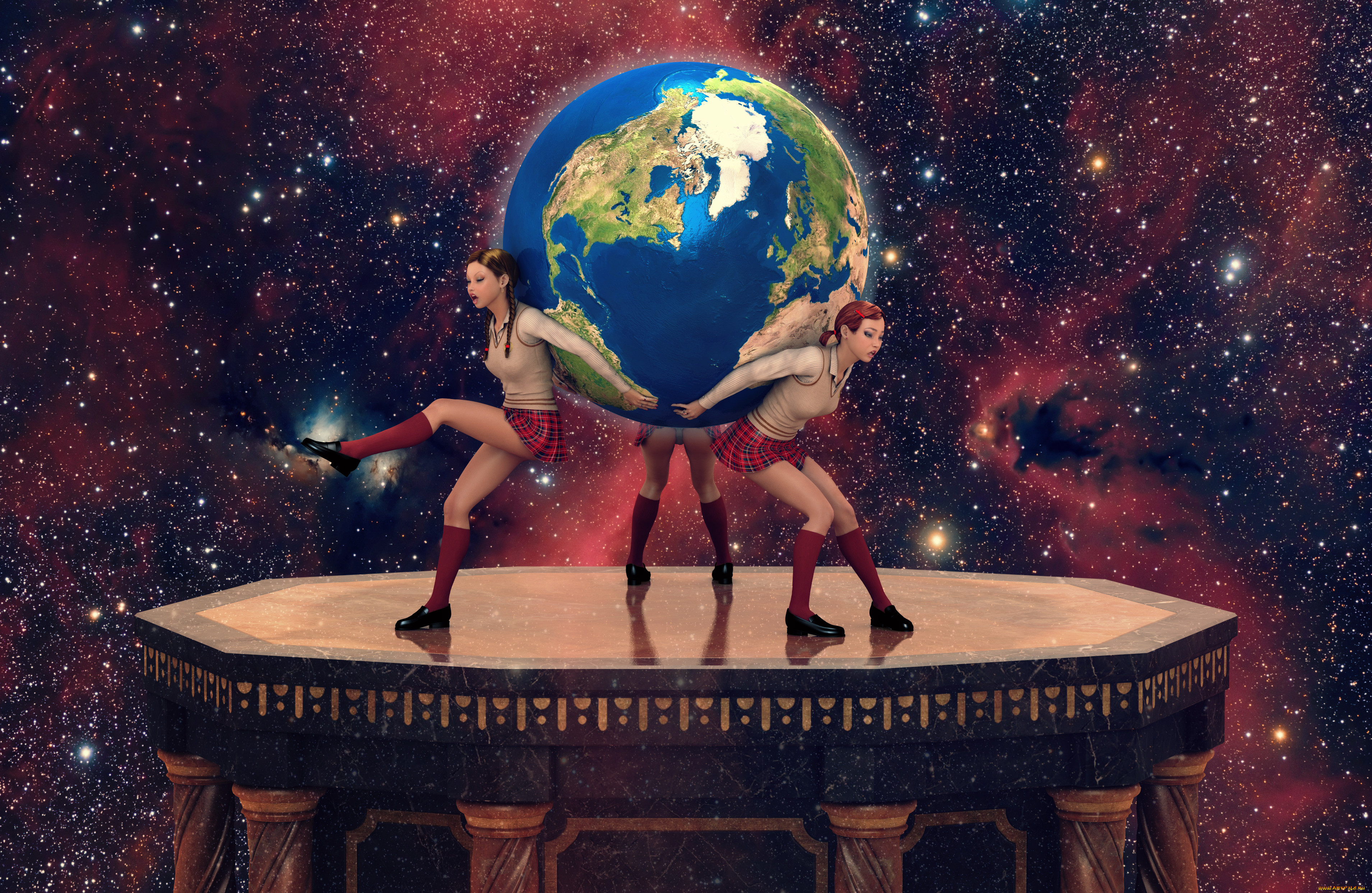 Танец земной шар